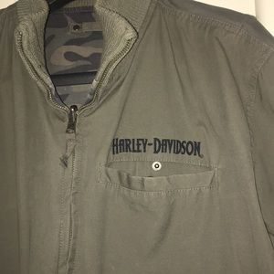 NEW-Harley Davidson Reversible Jacket